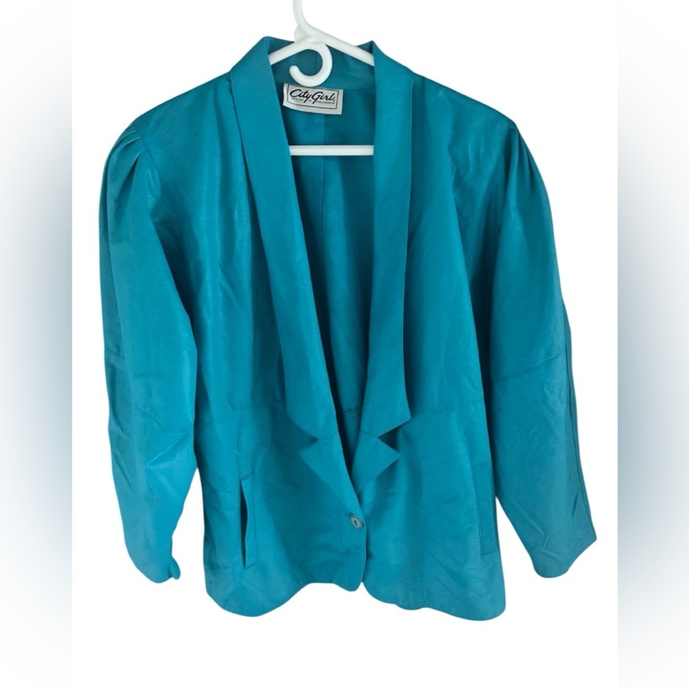 Vintage 1980’s City Girl Teel Blazer Size 16